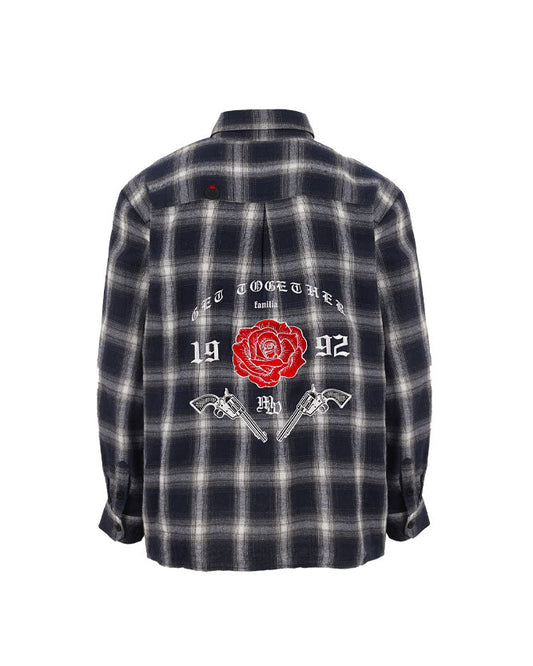 Oldschool check flannel shirts (2 colors)