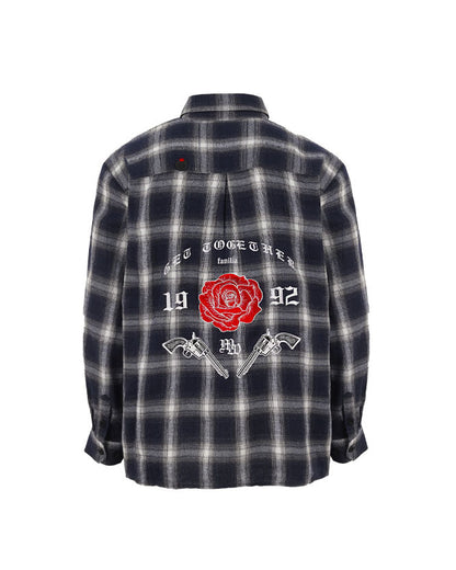 Oldschool check flannel shirts (2 colors)