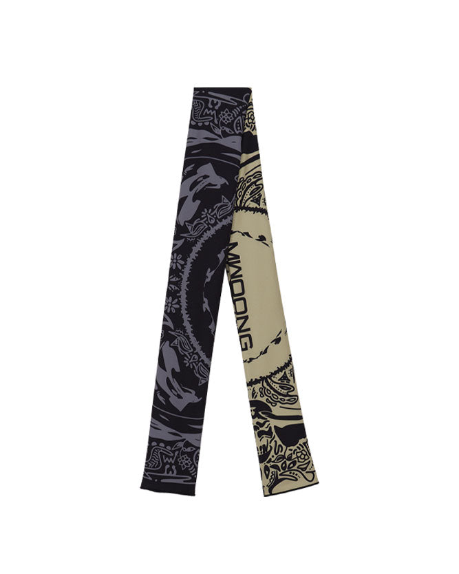 double bandana silk scarf(3color)