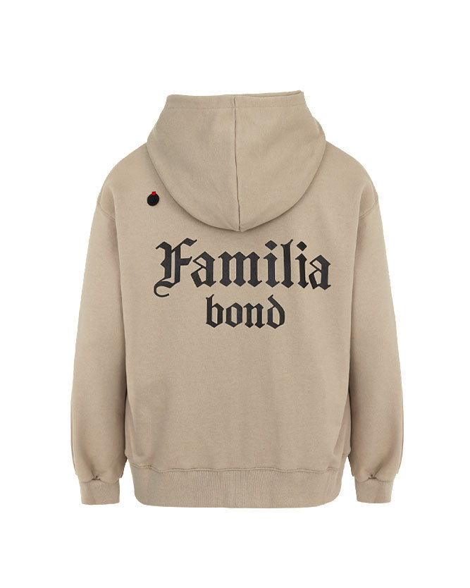 Familia overfit hoodie zip-up