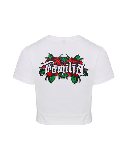 Bloom In Seoul Crop Tee (2 colors)