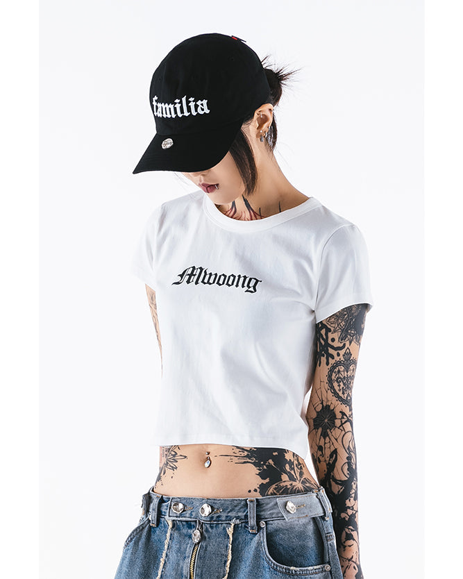 Basic Crop T-shirts WH