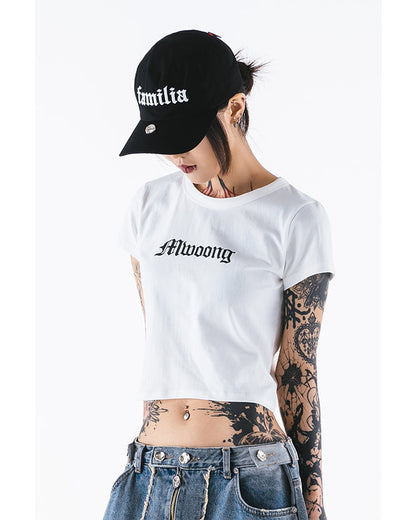 Basic Crop T-shirts WH