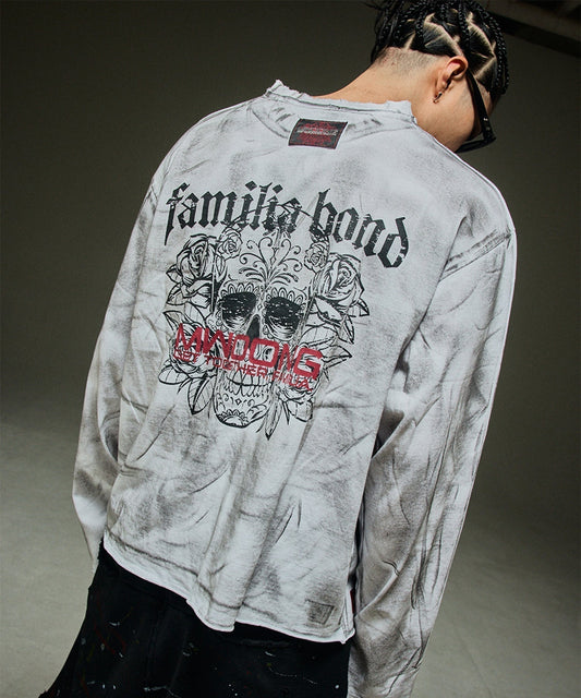 Scarred cross LS(white)