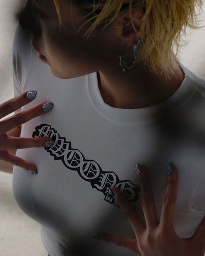 Bloom In Seoul Crop Tee (2 colors)