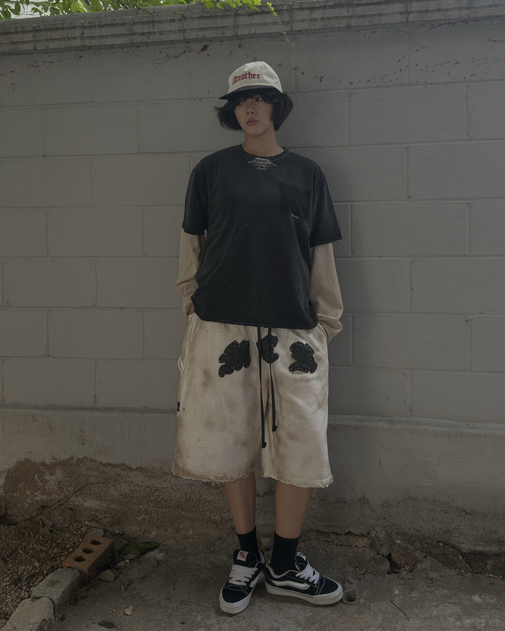 MWOONG Fade out fake pocket tee black(ブラック) 商品画像5/16