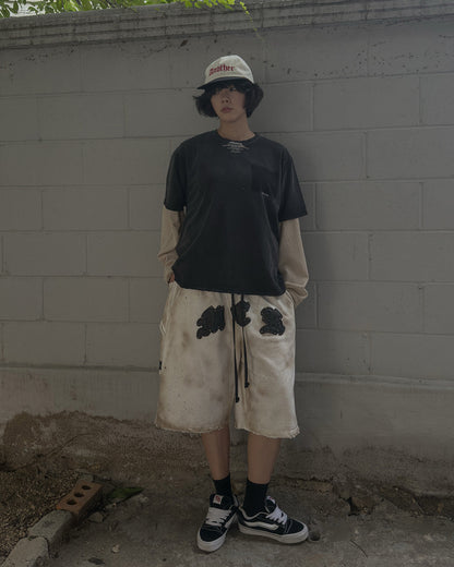 MWOONG Fade out fake pocket tee black(ブラック) 商品画像5/16