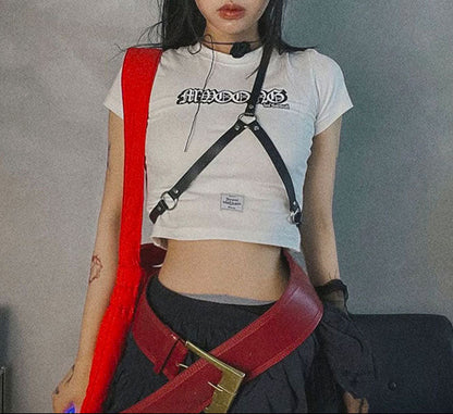 Bloom In Seoul Crop Tee (2 colors)