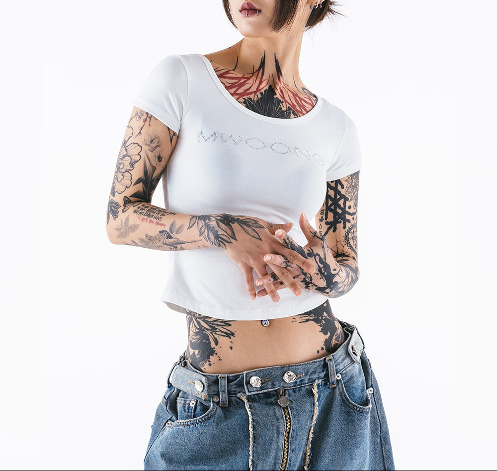 Jewelry scoop t-shirts WH