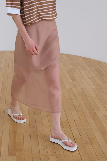 [HER&SHE 2025AW] A Veil Double Skirt