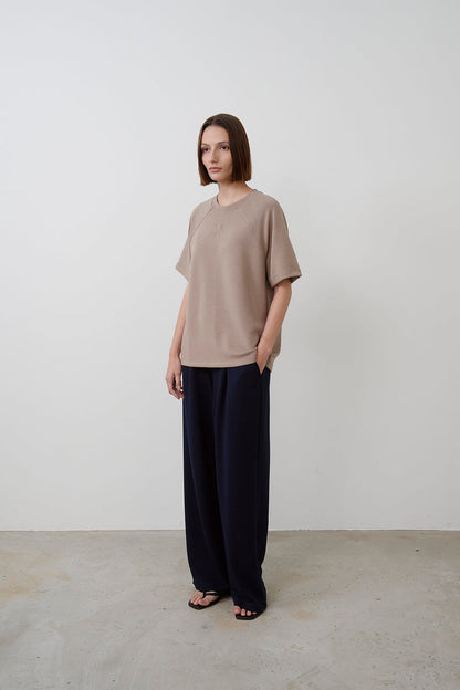 【HER&SHE 2025AW】Double-faced symbol Raglan T-shirt (25 F/W)