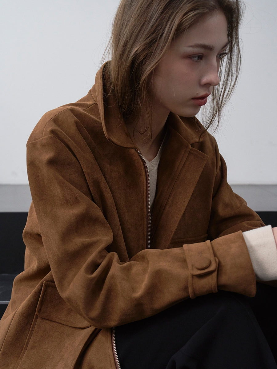 【HER&SHE 2025AW】Urban Suede Jacket