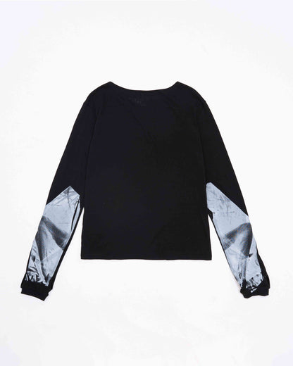 【MOMMANWA】WEIGH-IN LONG SLEEVE (BLACK/GRAY)