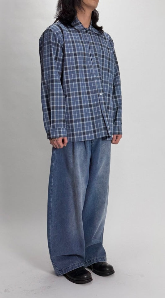 Soft Tone Plaid Shirt