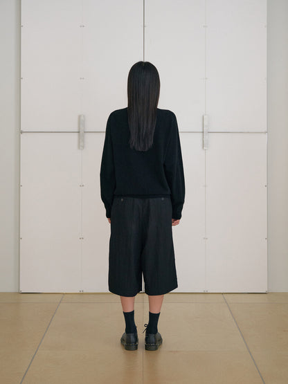 MARAN Cashmere Round Pullover - Black 商品画像14/19