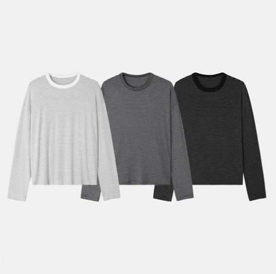 Tray Border Long Sleeve Tee