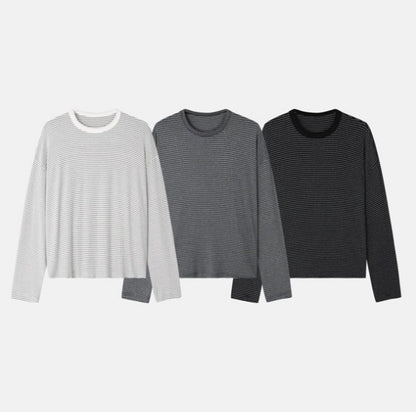 Tray Border Long Sleeve Tee