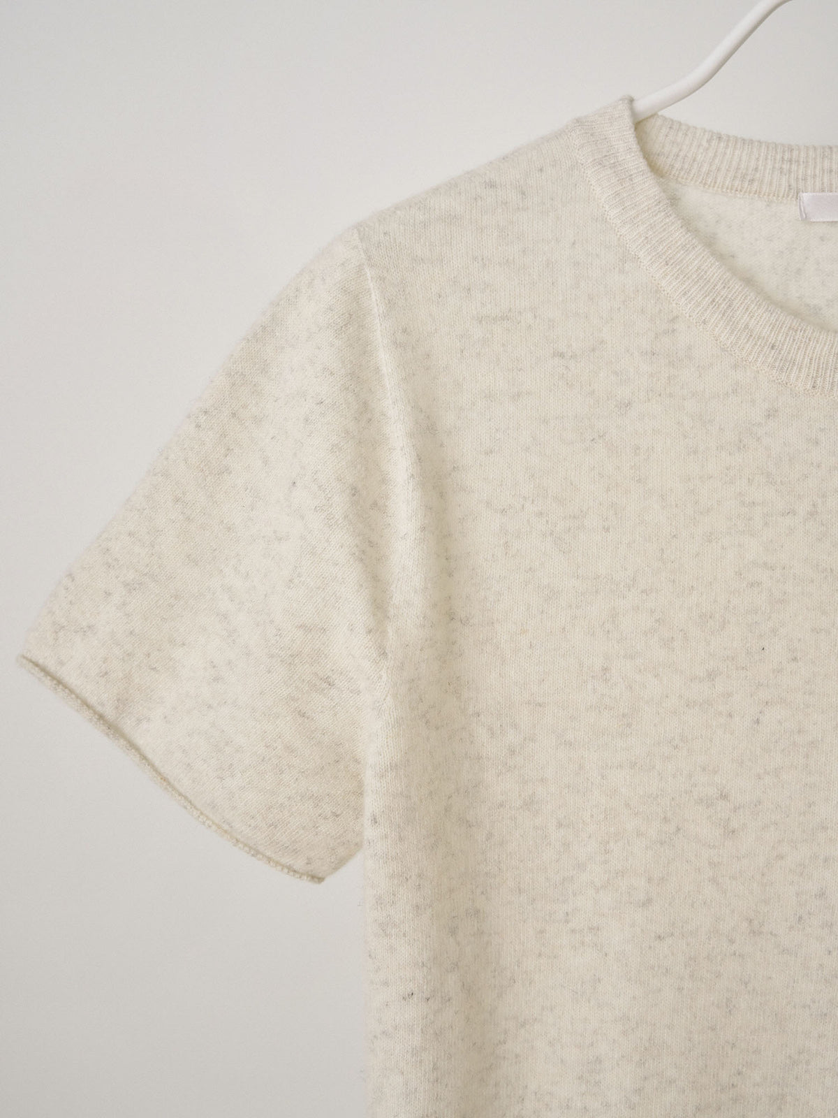 Cutoff Short Sleeve Pullover - Oatmeal 7