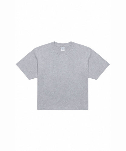 【C Wear シーウエア】Heavyweight Oversized Crop T-Shirt Gray