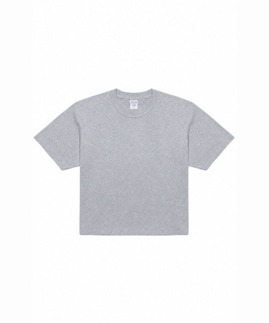 【C Wear シーウエア】Heavyweight Oversized Crop T-Shirt Gray