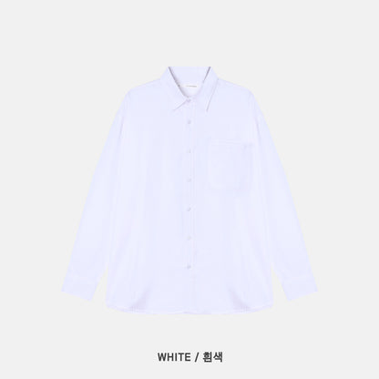 Royal Oxford Overfit Shirt - WHITE