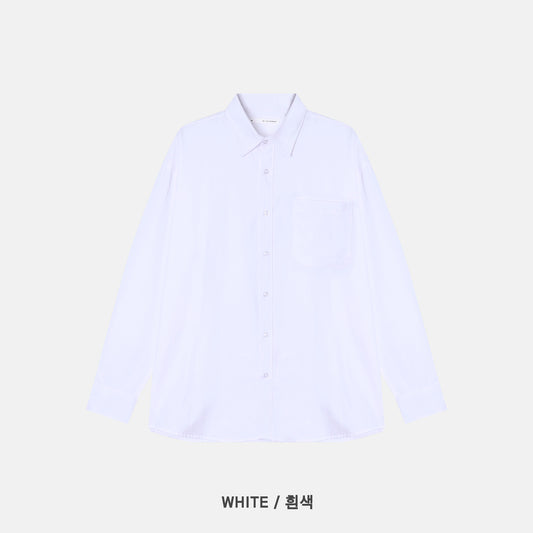 Royal Oxford Overfit Shirt - WHITE