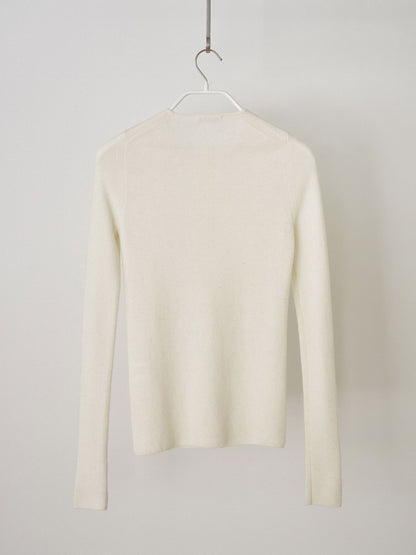 MARAN Alpaca Button Cardigan - Ivory 商品画像21/21