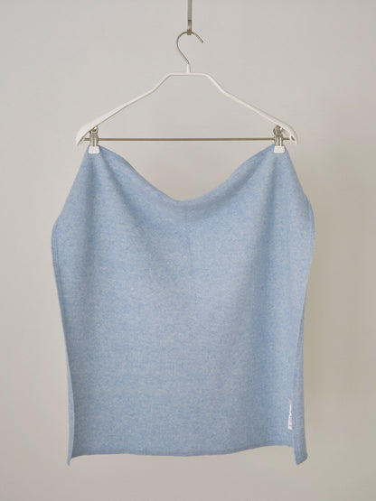 Cashmere Square Scarf - Blue 8