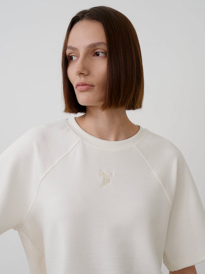 【HER&SHE 2025AW】Double-faced symbol Raglan T-shirt (25 F/W)