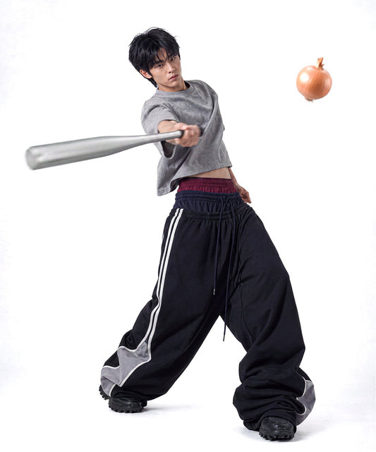 【C Wear シーウエア】Heavyweight Men's Crop T-Shirt Gray
