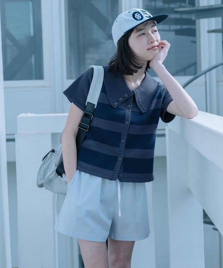 STRIPE BOXER SHORT-BLUE