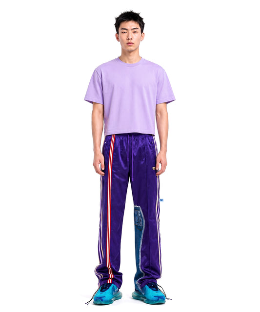 [C Wear] MEN'S CROP T-SHIRT LIGHT PURPLE