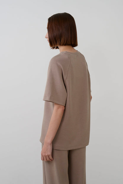 【HER&SHE 2025AW】Double-faced symbol Raglan T-shirt (25 F/W)