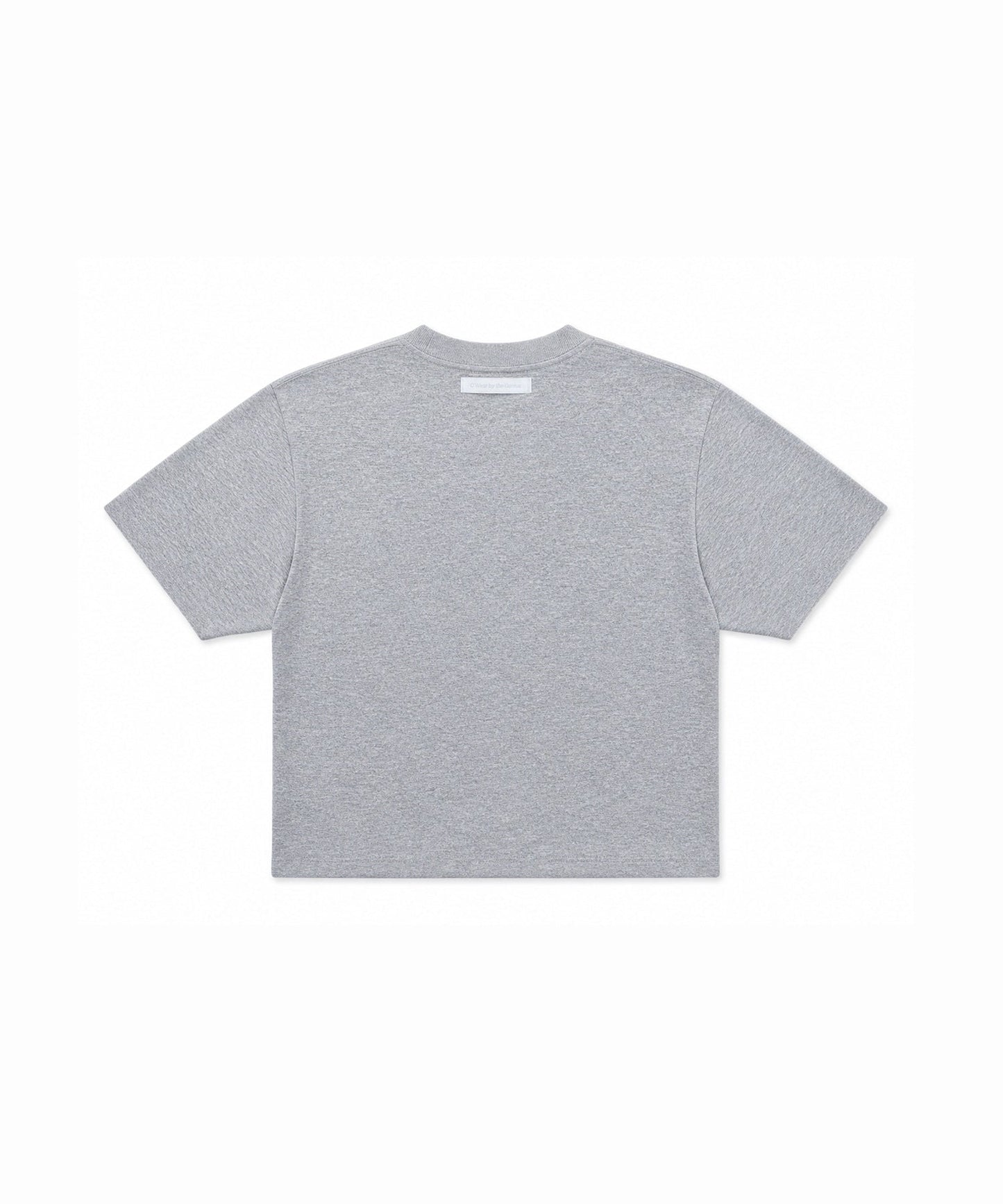 【C Wear シーウエア】Heavyweight Oversized Crop T-Shirt Gray