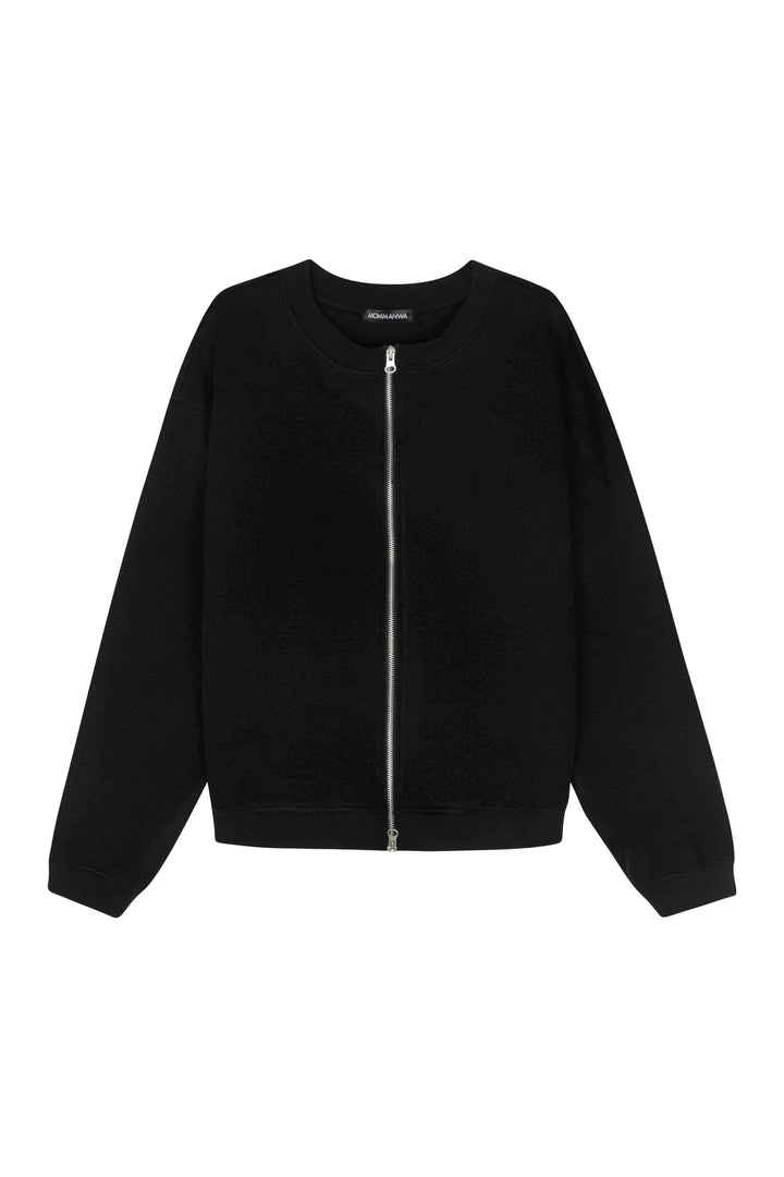 【MOMMANWA モンマンワ】2WAY ZIPPER CARDIGAN (FOR UNISEX)