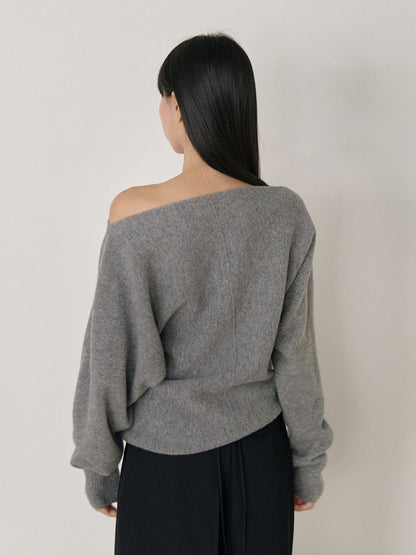 MARAN Flow Boat Neck Pullover - Gray 商品画像15/21