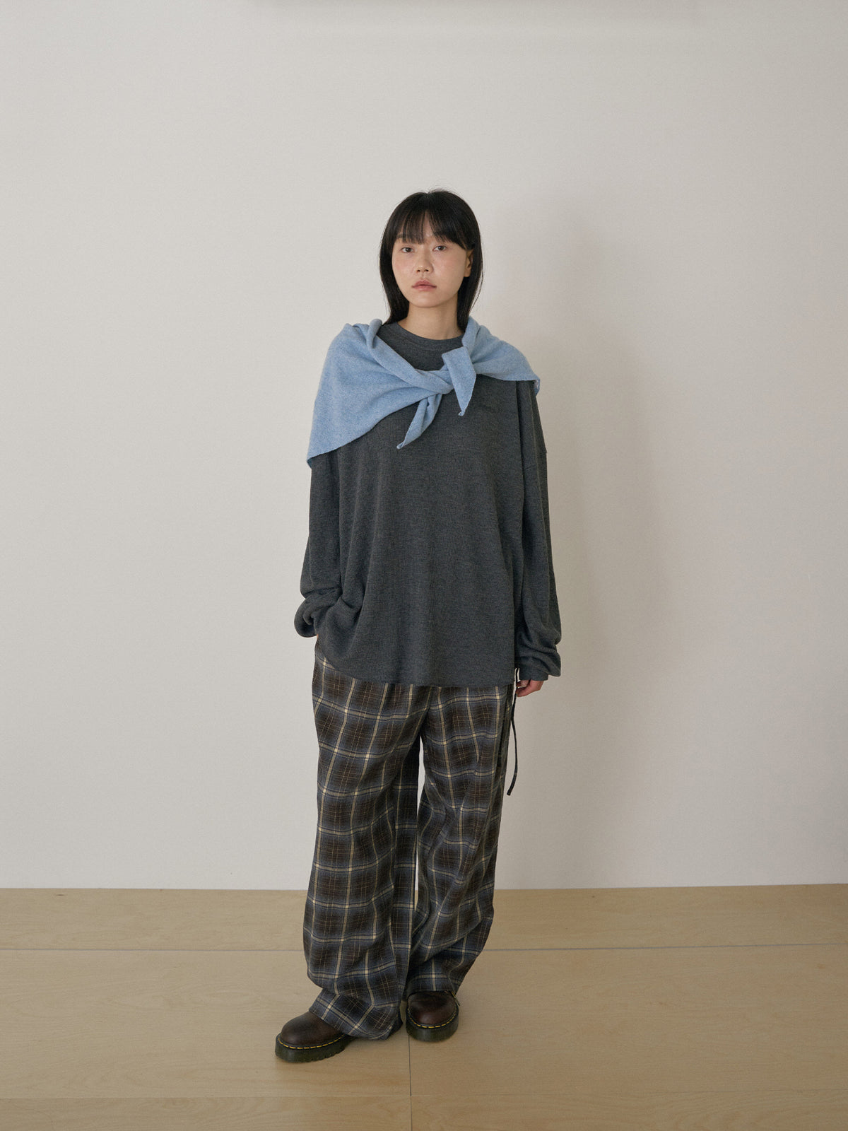 MARAN Triangle Scarf - Blue 商品画像13/21
