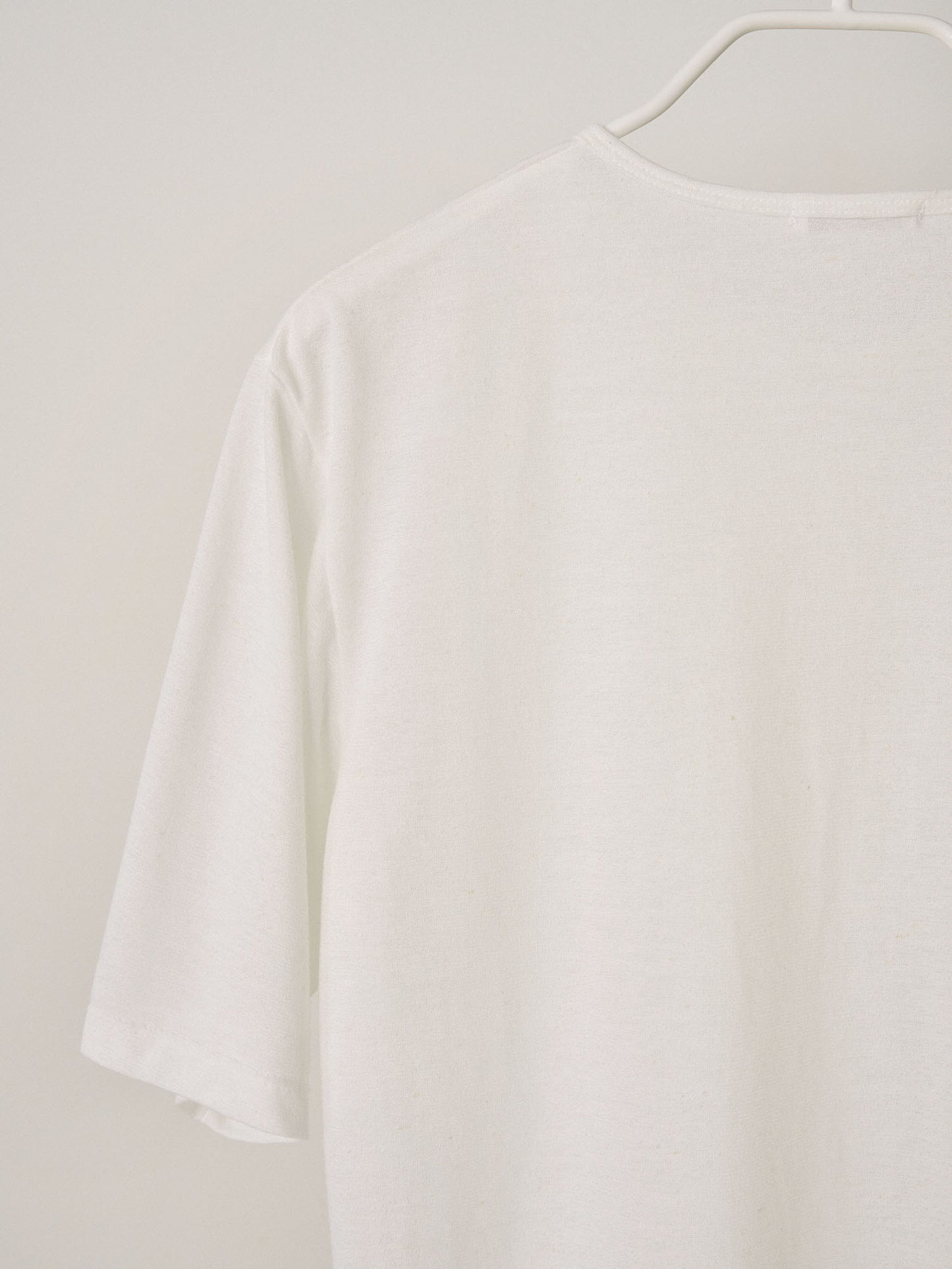 Linen Loose Short Sleeve - Ivory