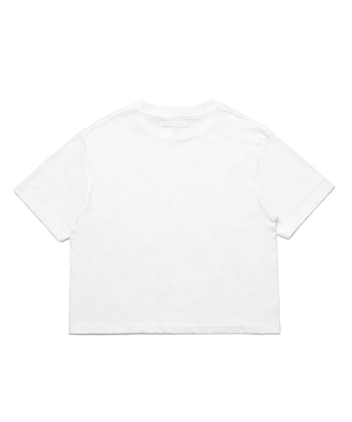 【C Wear シーウエア】Pocket Oversized Crop T-Shirt White