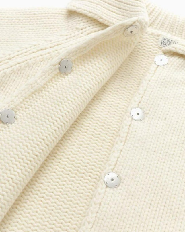 【MORE THAN YESTERDAY】Hand Snap Button Cardigan