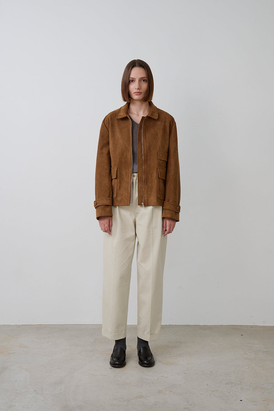 【HER&SHE 2025AW】Urban Suede Jacket