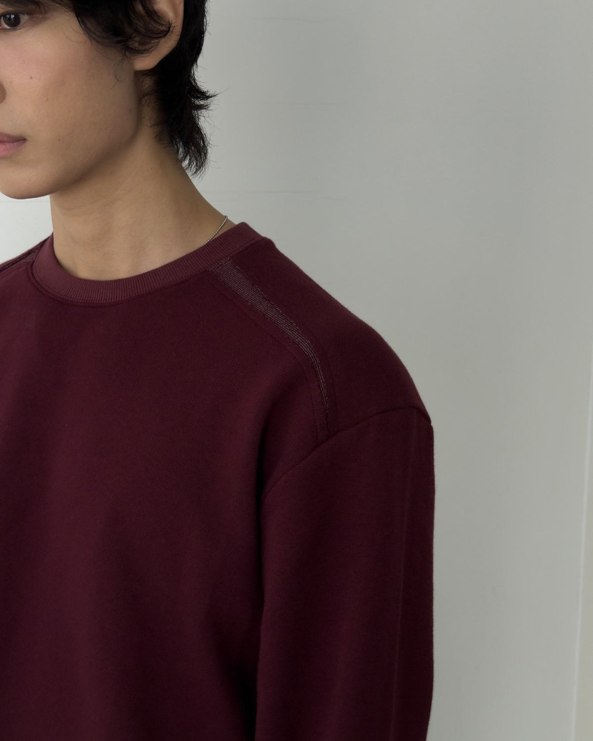 Reverse Panel Long Sleeve Tee