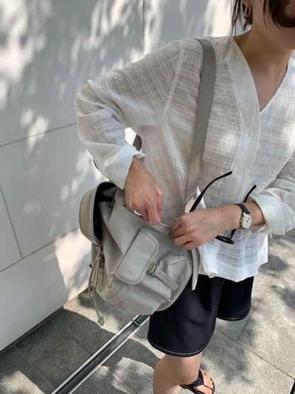 【HER&SHE 2025AW】[Numbering bag 23] Nua Flap Backpack