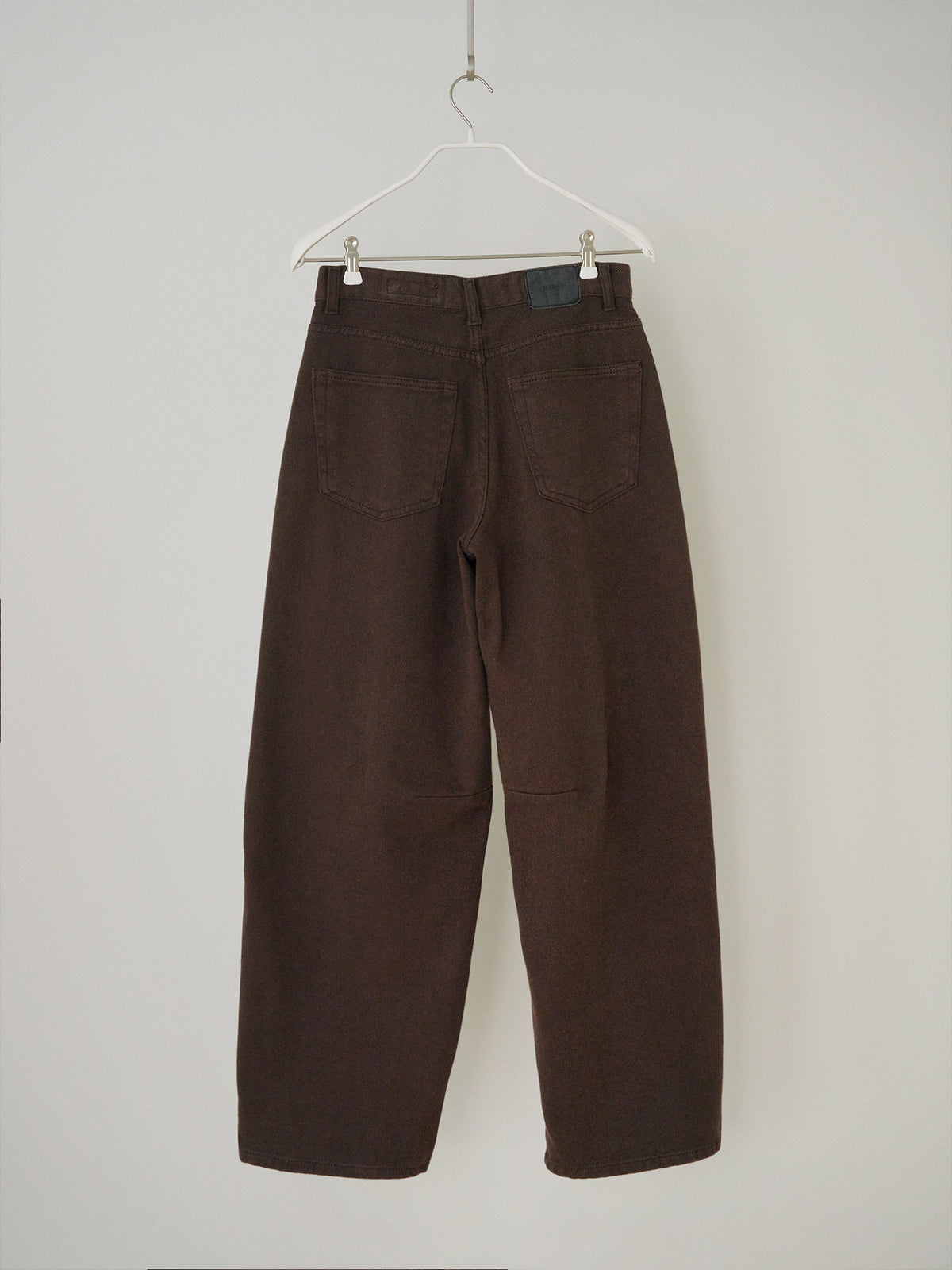 MARAN Cotton Twill Curved Pants - Brown 商品画像13/21