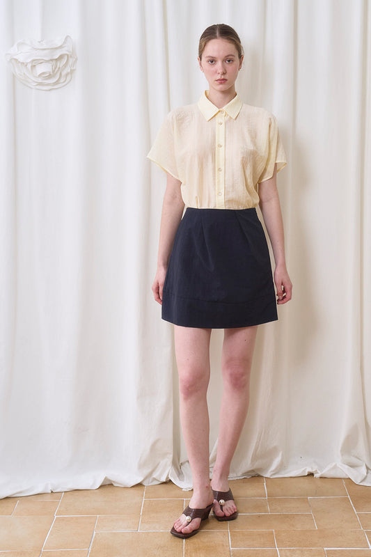 [HER&SHE 2025AW] Bubble Pumpkin Skirt