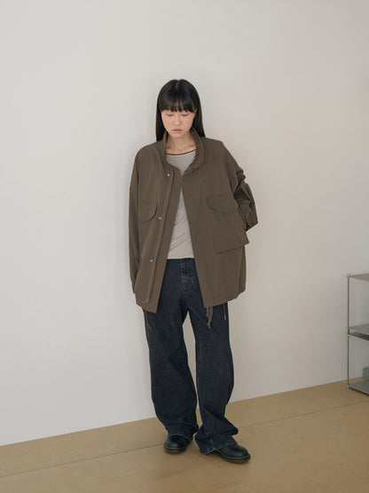 MARAN Pocket Detail Jacket - Brown 商品画像15/21