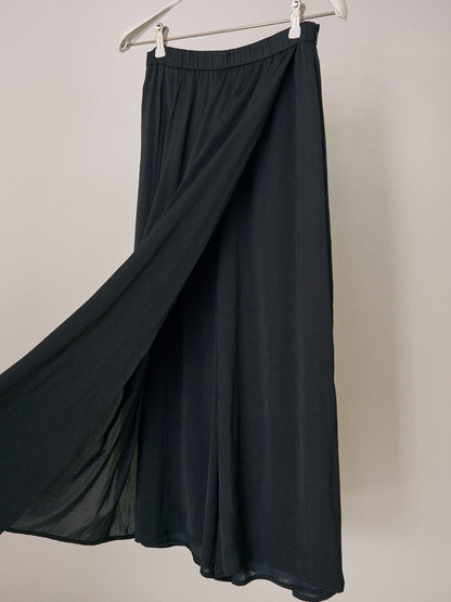 MARAN Layered Wrap Pants - Black 商品画像18/21