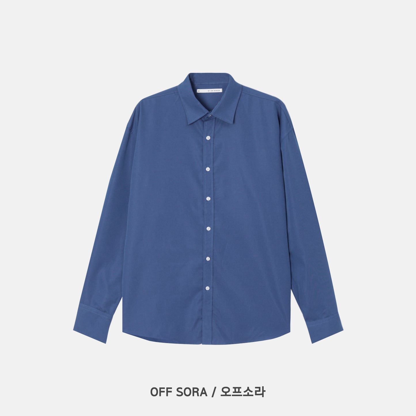 Cotton Blend Oversized Shirt - Back View