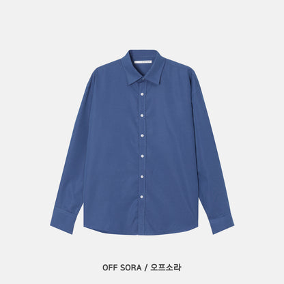 Cotton Blend Oversized Shirt - Back View