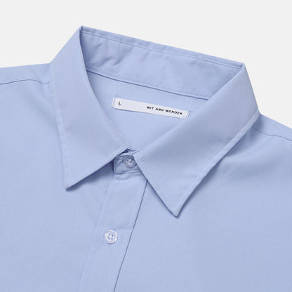 Cotton Blend Oversized Shirt - Cuff Detail